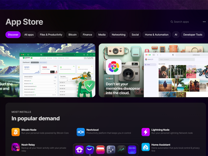 Apps Portability with UmbrelOS